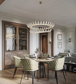 Csillár Szatén Teak AIRONE ITALAMP 683-120