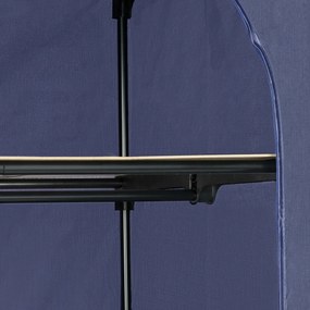 Wenko Összecsukható textil szekrény polccalBusiness, 160 x 50 x 75 cm