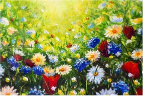 Vadvirágok képe (90x60 cm)