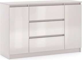 SIMPLE komoda 120 2D3S kaszmir/kaszmir połysk