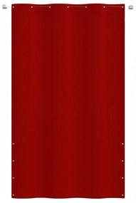 piros oxford-szövet erkélyparaván 140 x 240 cm