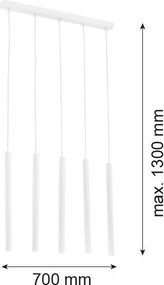 Argon ETNA PLUS 2136 Fali lámpa 5x6W(Max)/G9 IP20