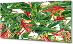 Fotó vászonkép edzett üveg Rózsaszín bazsarózsa 100x70