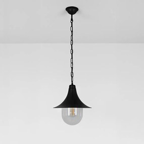 KAJA K-8131 CZARNY BOSTON Fekete Színű Kültéri Függeszték 1xE27 15W IP44
