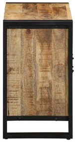 Fürdőszobai Szekrény 55x35x60 cm Tömör Fa Durva Mangó