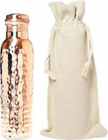 Kalapált réz vizes palack 950 ml Orient