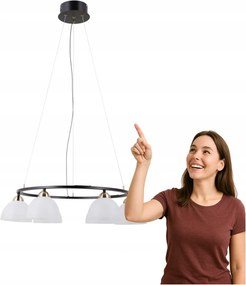 Led függőlámpa 30W Montiela PND-34374-6-BK Italux