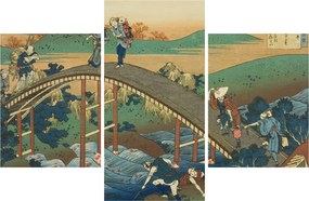 Kép - Katsushika Hokusai, Ariwara no Narihirafrom the series One Hundred, Poems Explained by the Nurse (Hyakunin isshu uba ga etoki), reprodukciók (90x60 cm)