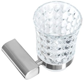 Fürdőszobai pohár Brushed Nickel 322224