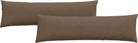 vidaXL Kanapé párnák 2 pcs Barna 145 x 40 cm szövet