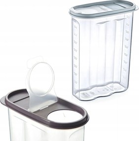 Konyhai Tároló Ömlesztett élelmiszerek kávé cukor só tészta 2,4L