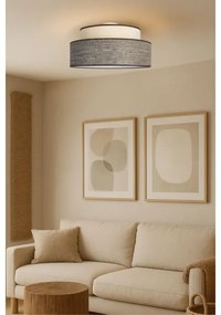 Mennyezeti lámpa GRACE 1xE27/60W/230V átm. 40 cm krémes/barna