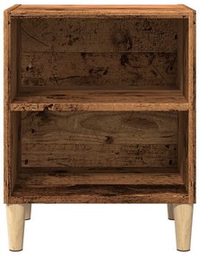 Éjjeliszekrények 2 db Régi fa 40x30x50 cm Gépesített fa