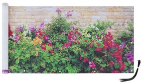 Műanyag erkély belátásgátló 500x85 cm Flowers – Maximex