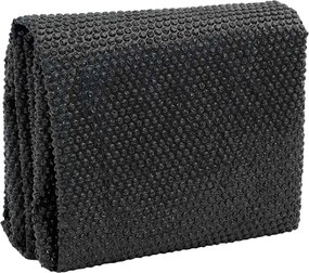 Fekete és kék napelemes lebegő PE medencefólia 500 x 300 cm