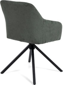 Zöld kárpitozott étkezőfotel Lunio – Bonami Essentials