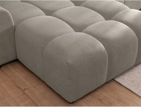 Szürkésbarna sarokkanapé (bal oldali-heverő résszel) Albane – Ropez