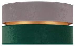 Duolla - Mennyezeti lámpa DUO 1xE27/15W/230V átm. 40 cm szürke/zöld/arany