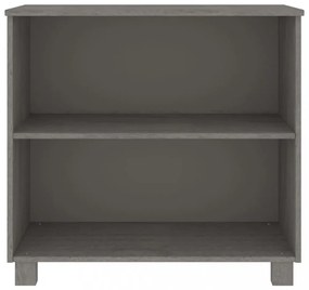 HAMAR világosszürke tömör fenyőfa tálalószekrény 85x35x80 cm
