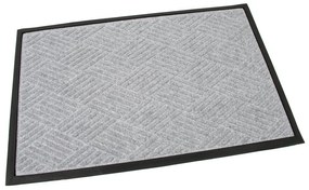 Crossing Lines textiltisztító szőnyeg 60 x 90 x 1 cm, szürke