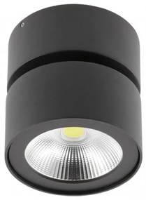 Lámpa Mennyezeti BIANCO 15W 1500lm, AC220-240V, 50/60 Hz, PF>0,5, Ra≥80, IP20, IK06, 36°, 4000K, kör, fekete