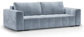 Luca világoskék kinyitható bársonykanapé - Milo Casa