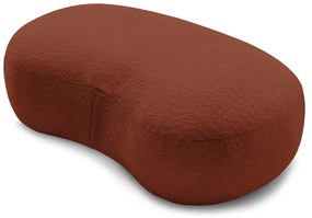 Téglavörös buklé szövet lábtartó Saint-Germain – Bobochic Paris