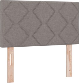 vidaXL Fejtámla Tópszínű 80 cm szövet