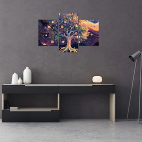 Kép – Lila fa tele energiával (90x60 cm)