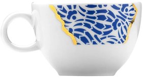 Fehér-kék porcelán csésze szett 6 db-os 0.9 l – Hermia