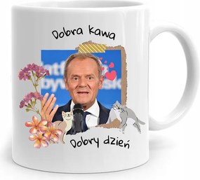 Donald Tusk Bögre Platform Jó Kávé Ajándék fényképes nyomtatással