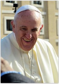 Poszterek 70x100 Ferenc pápa portré