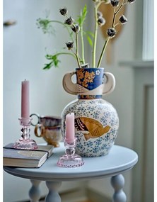 Agyagkerámia kézzel festett váza (magasság 23,5 cm) Hezha – Bloomingville