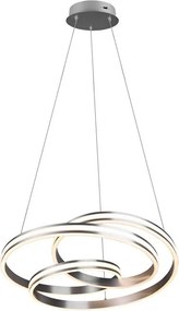 TRIO 326210107 YARA Modern Led Függesztett Lámpa Ezüst LED IP20