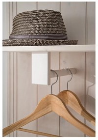 Fehér borovi fenyő előszoba bútor 60x120x25 cm Anita – Støraa