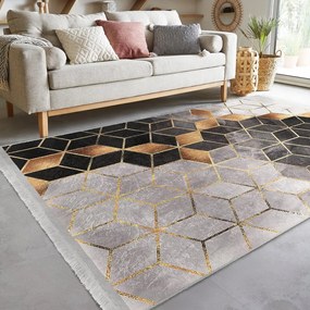 Szürke-aranyszínű szőnyeg 120x180 cm – Mila Home