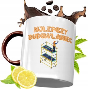 Bordó Bögre Építőknek Születésnapi Ajándék fényképes nyomtatással