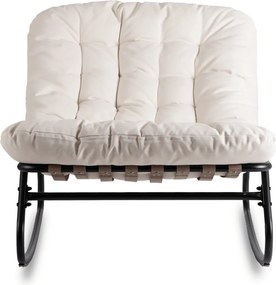 Hintaszék bézs színben AURORA