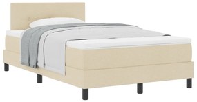 Boxspring Ágy matraccal Krém 120x200 cm Szövet