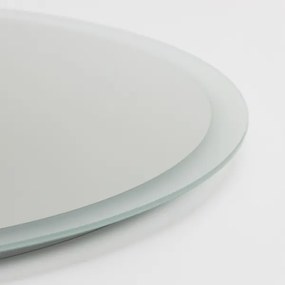 Brilagi-LED RGBW, dimmelhető, beépített páramentesítő fűtéssel rendelkező világított tükör CLARA PRO 19W/230V, átmérő 60 cm, IP44 + távirányító