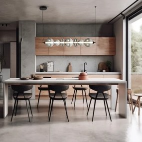 LED Csillár zsinóron DAPHNE LED/40W/230V szürke