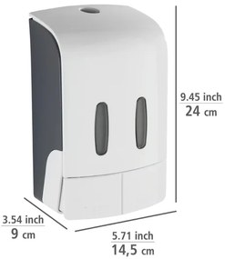 WENKO 24591100-TARTAS szappanadagoló 480 ml fehér/szürke