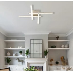 Globo 67346-24 - LED Mennyezeti lámpa KIRINA LED/24W/230V 4000K matt króm