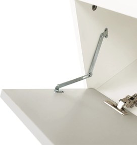 Nappali bútor, fehér/szürke, GENTA