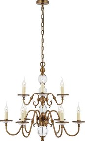 Endon TILBURG CA20P9B Csillár 9x40W/E14