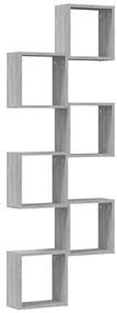 6 db szürke sonoma fali kockapolc 30 x 15 x 30 cm