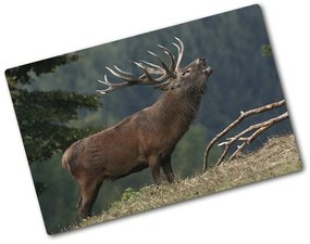 Üveg vágódeszka Deer a hegyen pl-ko-80x52-f-9653240