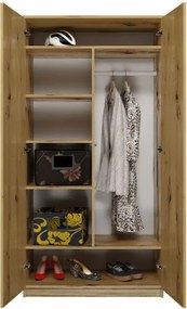 SD-90 gardróbszekrény, tölgy