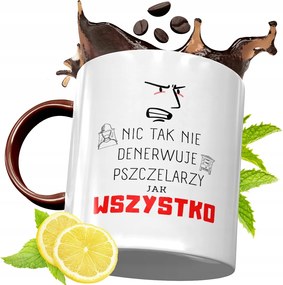 Bordó Bögre Méhésznek Születésnapra Ajándék fényképes nyomattal