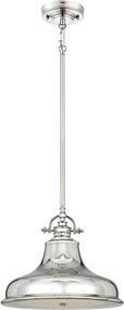 Quoizel EMERY QZ-EMERY-P-M-IS Függőlámpa 1x60W/E27